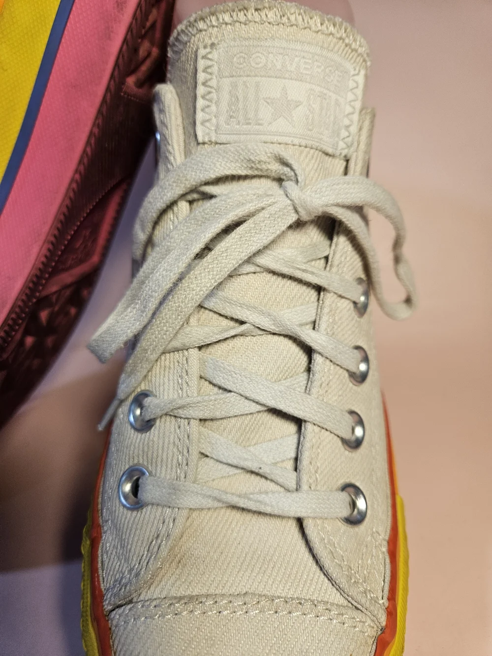 Converse cream colored